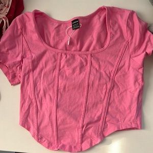 Pink Crop top